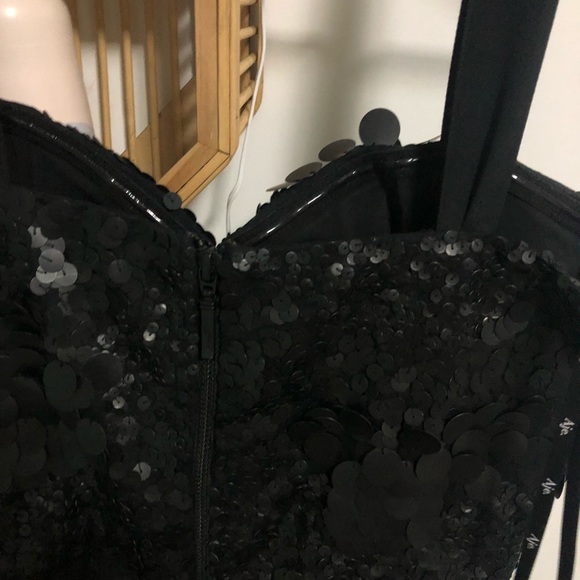 Aje black midi dress size 8 - Picture 2 of 4